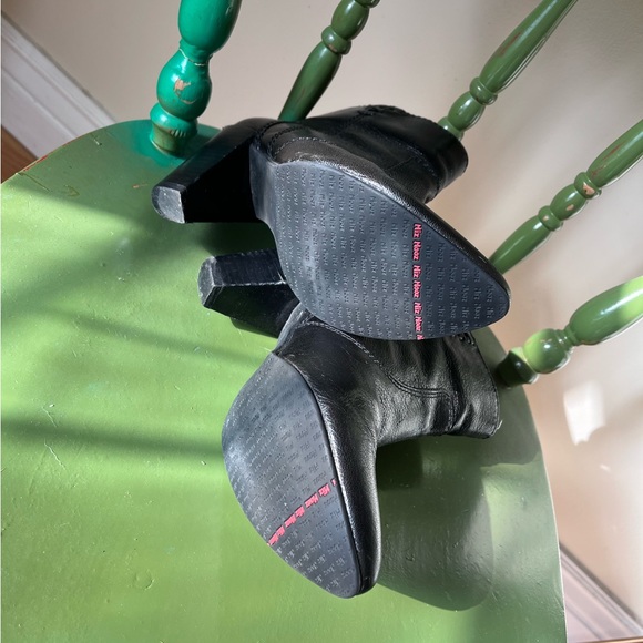 Miz Mooz Black Heeled Booties - Picture 6 of 7